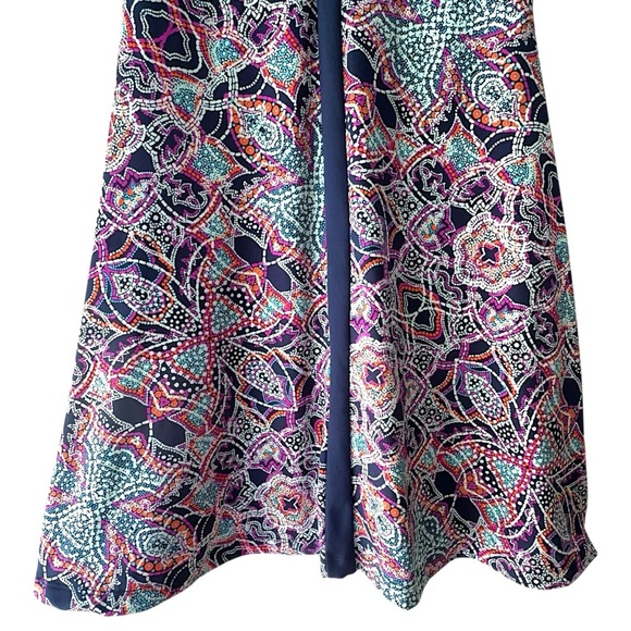 TITLE NINE | NWOT HILLARY DREAM DRESS FIT & FLARE V-NECK SLEEVELESS | SMALL - Picture 4 of 9